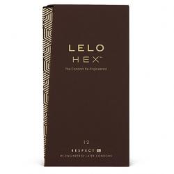 LELO HEX CONDOMS RESPECT XL 12 PACK - Imagen 1