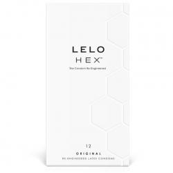 LELO HEX PRESERVATIVE BOX 12 UNIDADES - Imagen 1