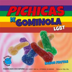 PRIDE - FRUTAS DE PÊNIS GOMA COM AÇÚCAR LGBT - Imagen 1